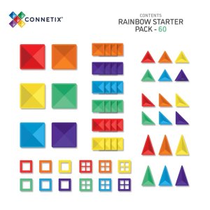 Connetix Tiles - Magnetická stavebnice 60 ks