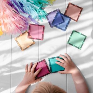 Connetix Tiles - Magnetická stavebnice PASTEL 120 ks