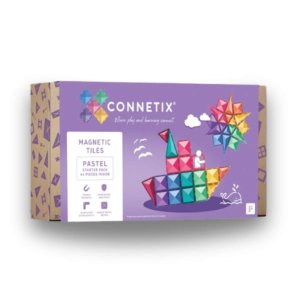 Connetix Tiles - Magnetická stavebnice PASTEL 64 ks