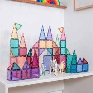 Connetix Tiles - Magnetická stavebnice PASTEL 64 ks