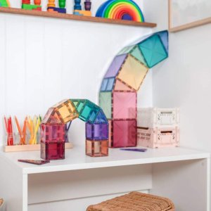 Connetix Tiles - Magnetická stavebnice PASTEL 64 ks