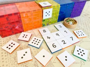 Learn and grow- Magnetická stavebnice Matematika 40 ks