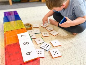 Learn and grow- Magnetická stavebnice Matematika 40 ks