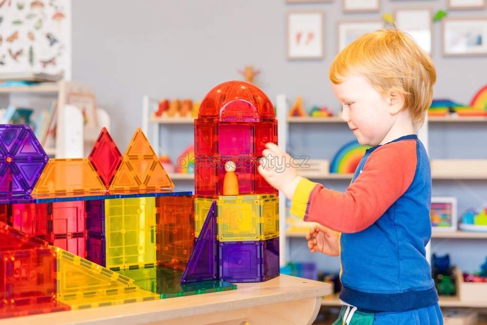 Learn and grow- Magnetická stavebnice Kupola 18 ks (obrázek 6)