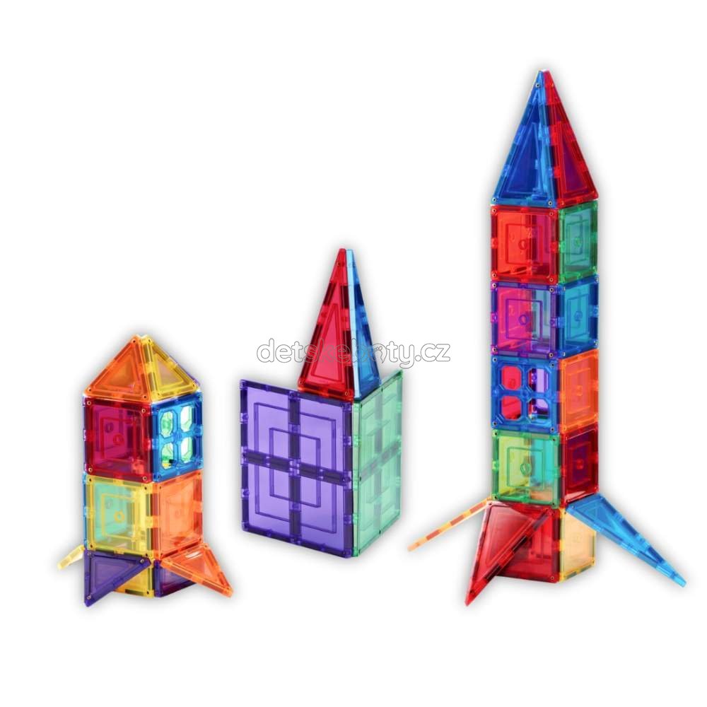 Learn and grow- Magnetická stavebnice Základní sada 64 ks