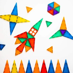 Learn and grow- Magnetická stavebnice Základní sada 64 ks