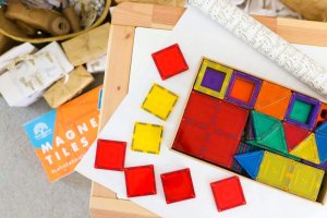 Learn and grow- Magnetická stavebnice Builders pack 110 ks