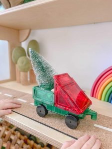 Learn and grow- Magnetická stavebnice Builders pack 110 ks