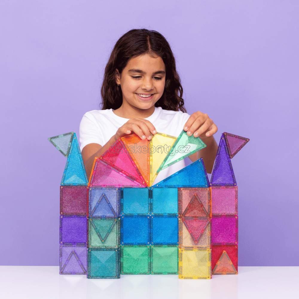 Connetix Tiles – Glitter Castle Pack 48 pc