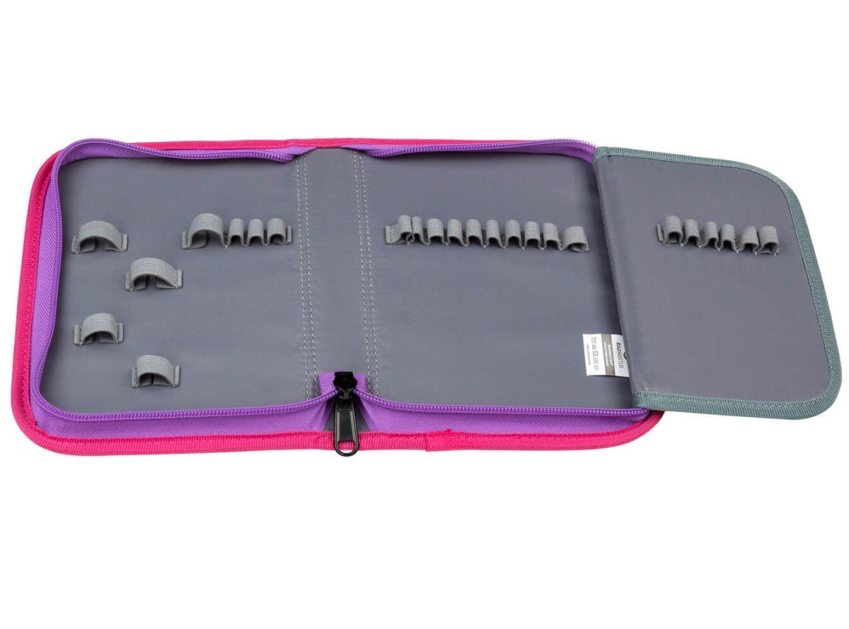 Bagmaster MERCURY 9 A školní jednochlopňový penál - vyšívané květiny (obrázek 4)