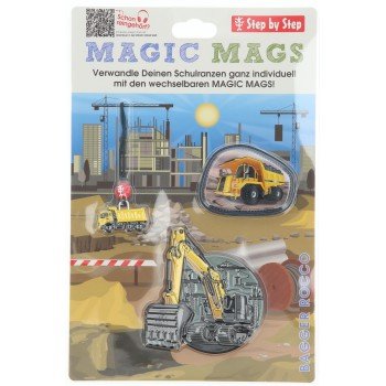 Doplňková sada obrázků MAGIC MAGS, Bagger Rocco, pro aktovky a batohy Step by Step (obrázek 7)