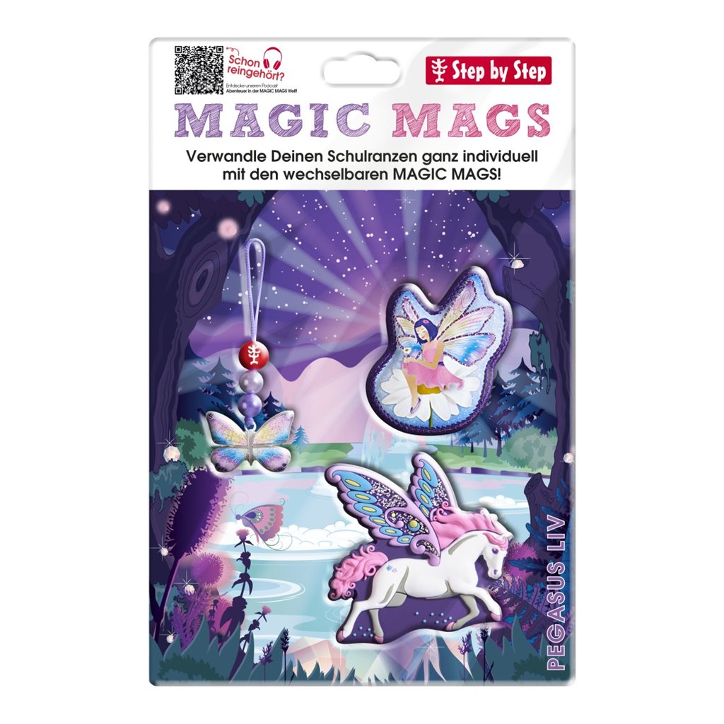 Doplňková sada obrázků MAGIC MAGS, Pegasus Liv, pro aktovky a batohy Step by Step (obrázek 5)