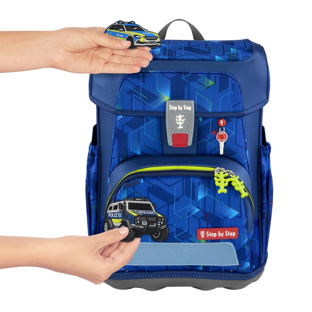 Doplňková sada obrázků MAGIC MAGS, Police Truck Charly, pro aktovky a batohy Step by Step (obrázek 6)