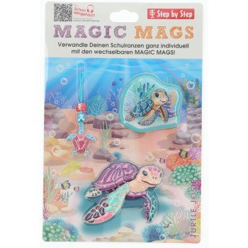 Doplňková sada obrázků MAGIC MAGS, Turtle Josie, pro aktovky a batohy Step by Step (obrázek 7)