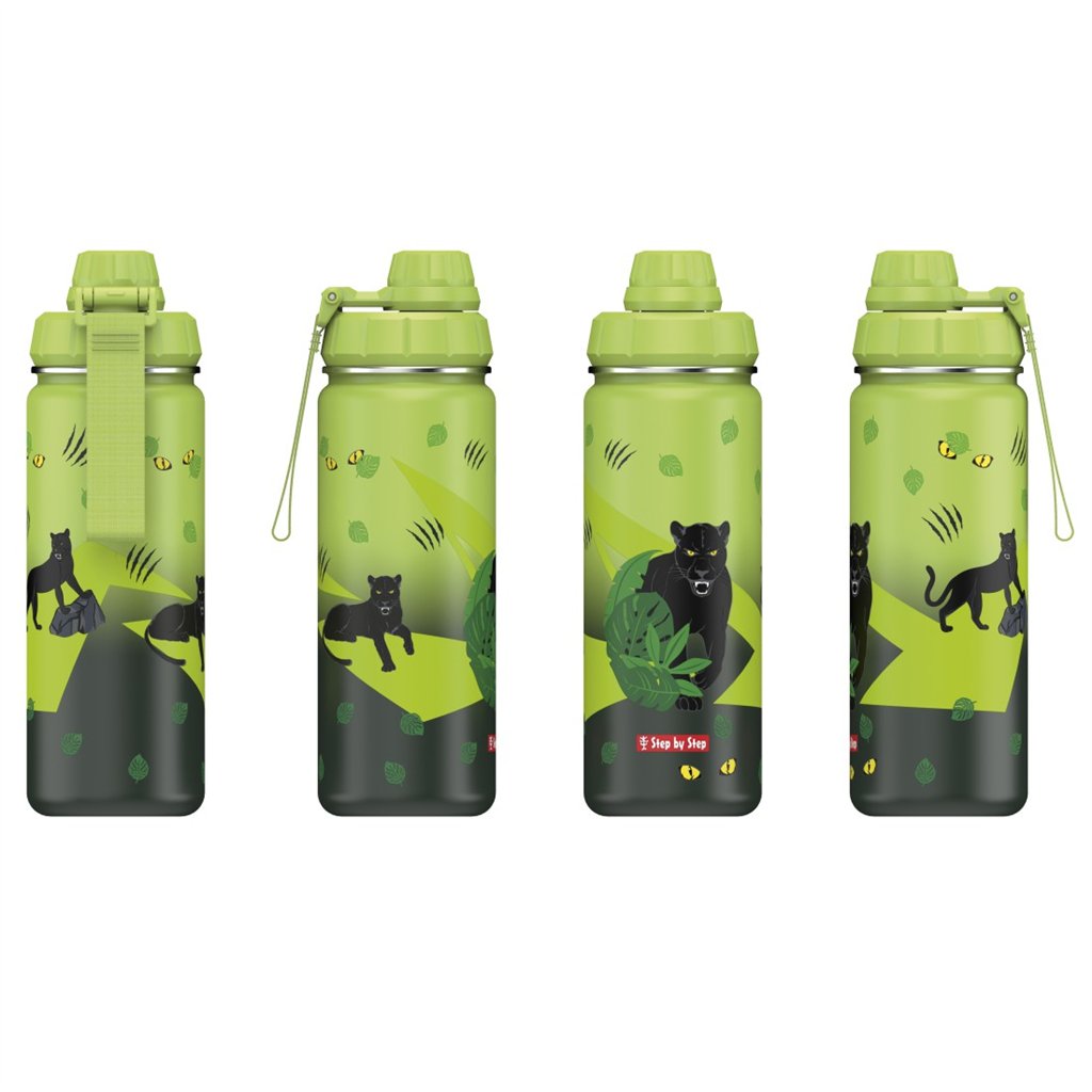 Izolovaná láhev na pití z nerezové oceli Step by Step 0,5 l, Black Cat (obrázek 5)