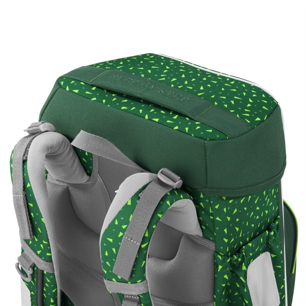 Školní aktovka Step by Step BASIS, Green Graphics - 4 dílný set, AGR certifikát (obrázek 11)