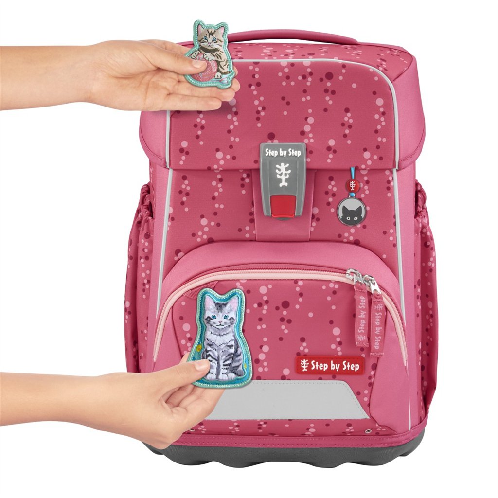 Školní aktovka Step by Step BASIS, Pink Bubbles - 4 dílný set, AGR certifikát (obrázek 7)