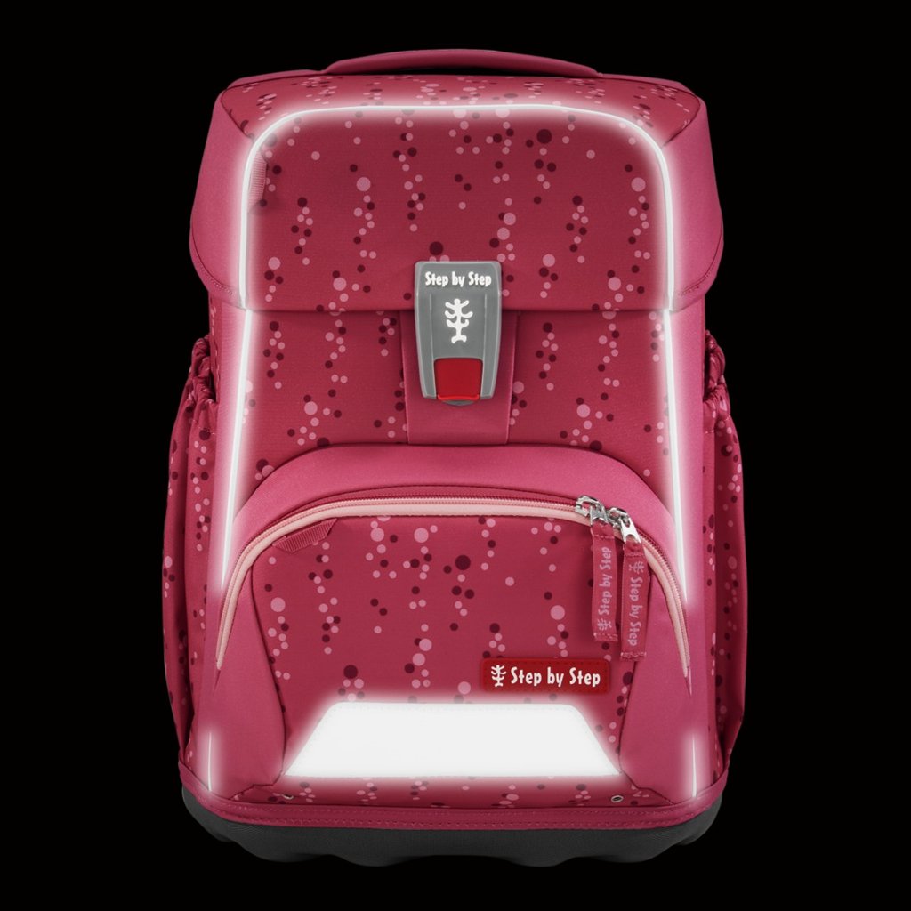 Školní aktovka Step by Step BASIS, Pink Bubbles - 4 dílný set, AGR certifikát (obrázek 20)