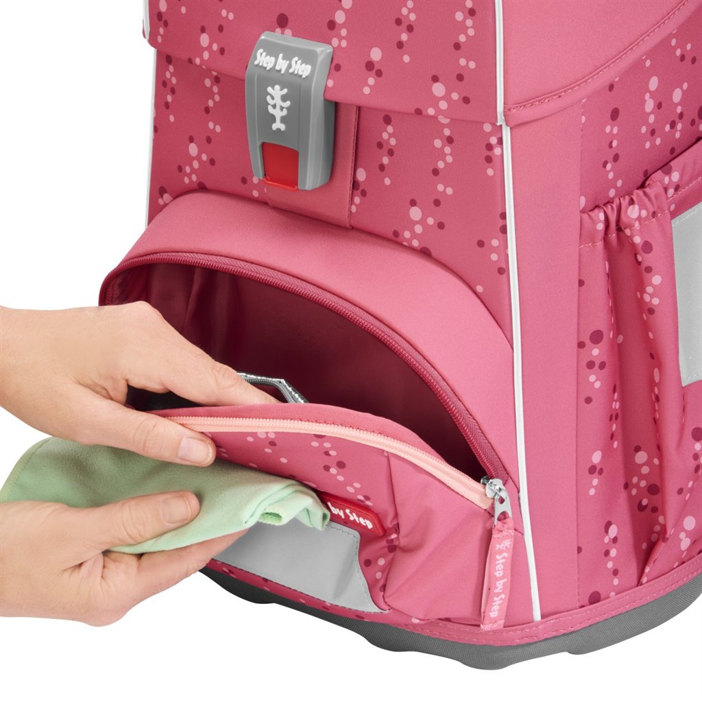 Školní aktovka Step by Step BASIS, Pink Bubbles - 4 dílný set, AGR certifikát (obrázek 23)