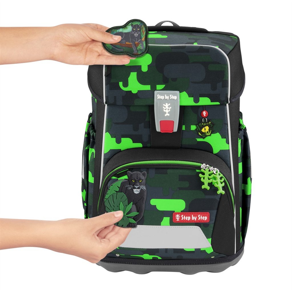 Školní aktovka Step by Step GIANT, Black Cat Chiko - 5 dílný set, AGR certifikát (obrázek 8)