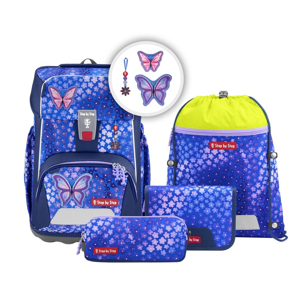 Školní aktovka Step by Step GIANT, Butterfly Maja - 5 dílný set, AGR certifikát (obrázek 11)