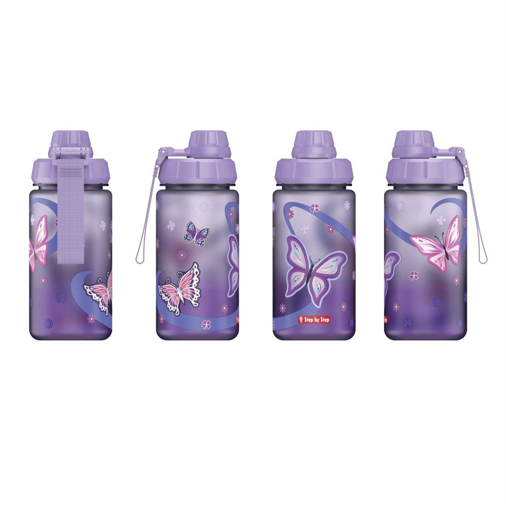 Tritanová láhev na pití Step by Step 0,55 l, Sweet Butterfly (obrázek 3)