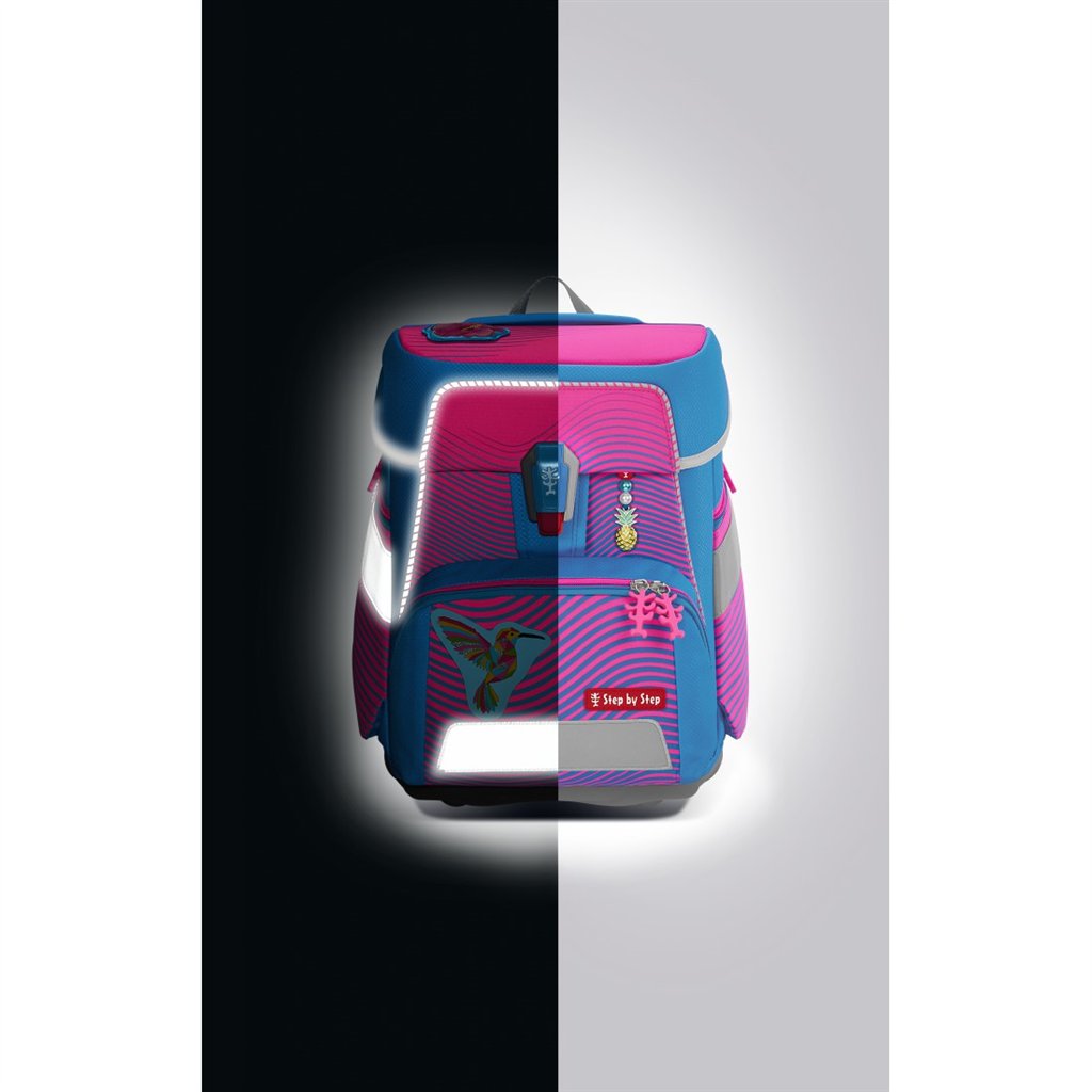 Školní aktovka Step by Step SPACE NEON, Kolibri Kaja - 5 dílný set, AGR certifikát (obrázek 3)