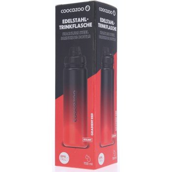 Izolovaná láhev na pití z nerezové oceli coocazoo 0,7 l, Gradient Red (obrázek 3)