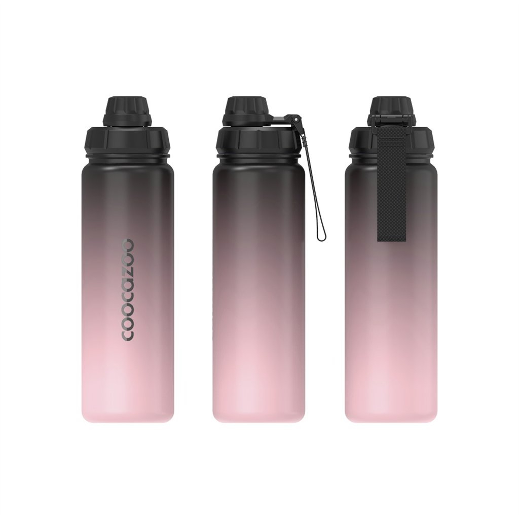 Izolovaná láhev na pití z nerezové oceli coocazoo 0,7 l, Gradient Rose