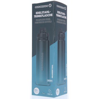 Izolovaná láhev na pití z nerezové oceli coocazoo 0,7 l, Gradient Teal (obrázek 3)