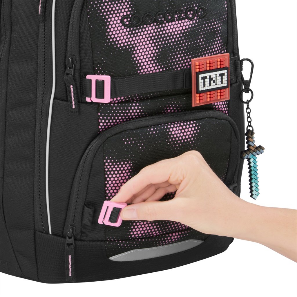 Školní batoh coocazoo PORTER, Pink Illusion, AGR certifikát (obrázek 10)