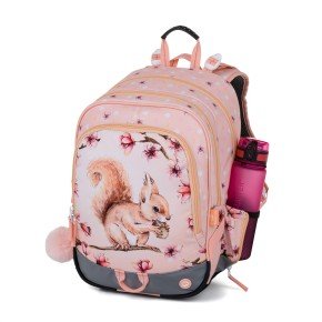 Bagmaster ALFA 26 A školní tříkomorový batoh – veverka (obrázek 6)