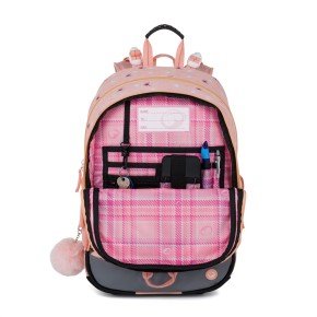 Bagmaster ALFA 26 A školní tříkomorový batoh – veverka (obrázek 8)