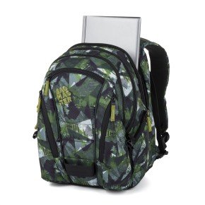 Bagmaster BAG 26 A studentský batoh – zeleno-šedý (obrázek 7)