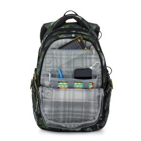 Bagmaster BAG 26 A studentský batoh – zeleno-šedý (obrázek 8)