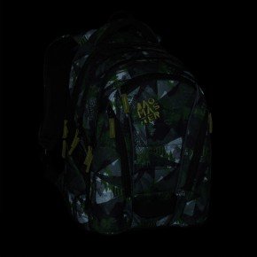 Bagmaster BAG 26 A studentský batoh – zeleno-šedý (obrázek 9)