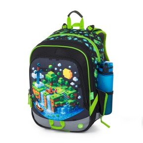 Bagmaster ALFA 26 B malý školní set pro prvňáčky – kostičkový svět (obrázek 7)