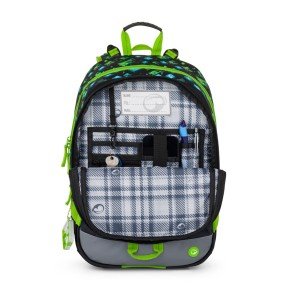 Bagmaster ALFA 26 B malý školní set pro prvňáčky – kostičkový svět (obrázek 9)