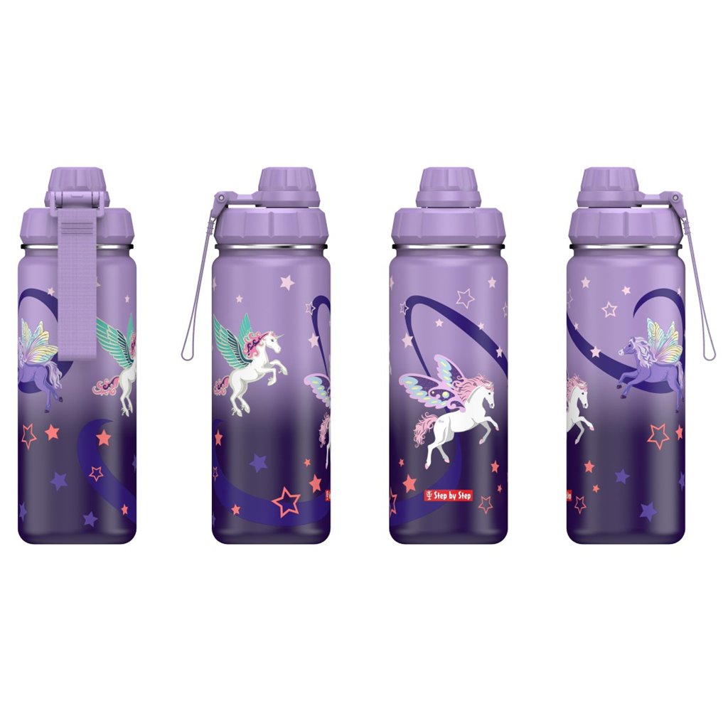 Izolovaná láhev na pití z nerezové oceli Step by Step 0,5 l, Dreamy Pegasus (obrázek 3)