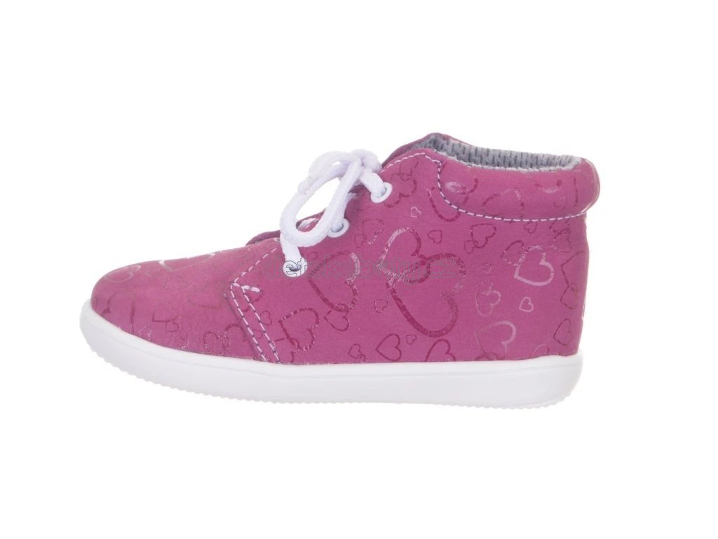 BOOTS4U T021 růžová potisk Velikost: 20