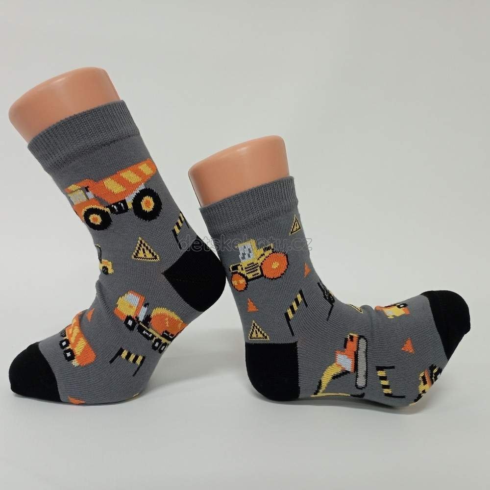 Ponožky Trepon Bagr bambus šedá Velikost: 24-27