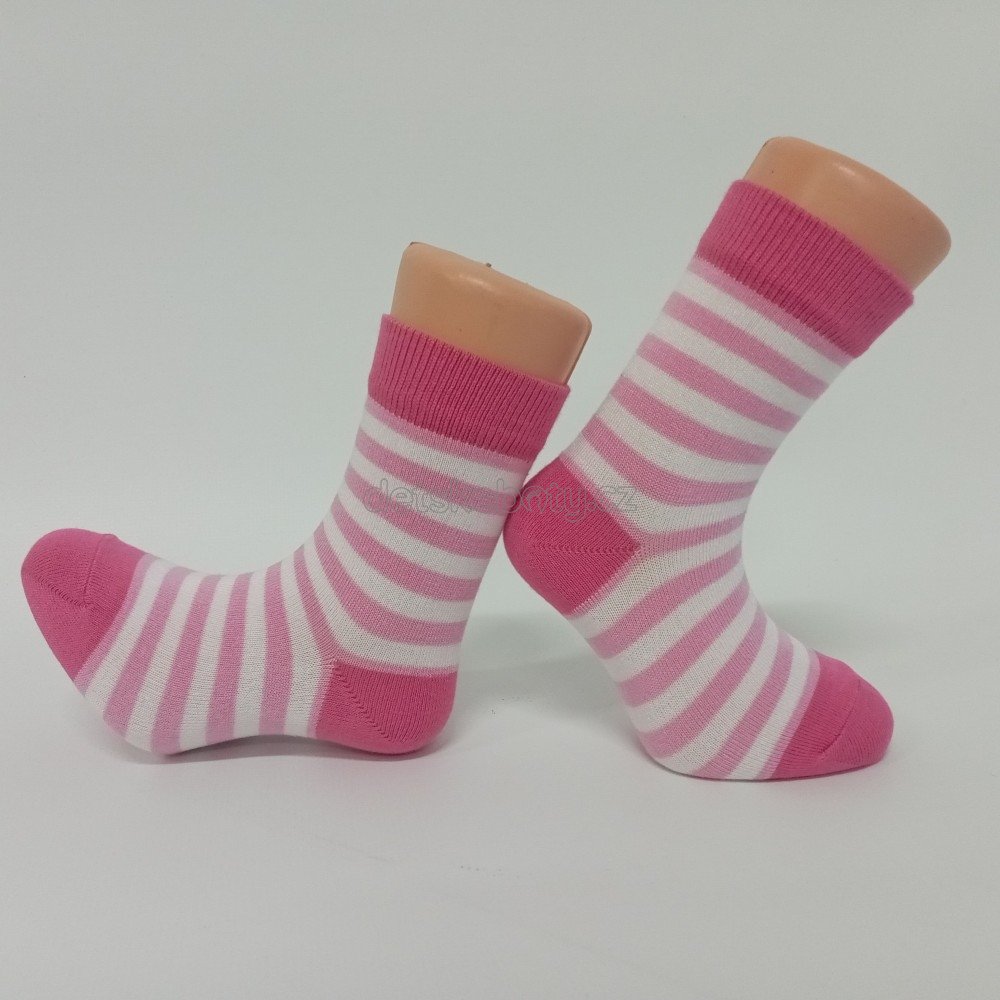 Ponožky Trepon Babar bambus bílo-růžová Velikost: 24-27