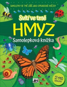 JiriModels - Samolepková knížka (svítí ve tmě) - Hmyz