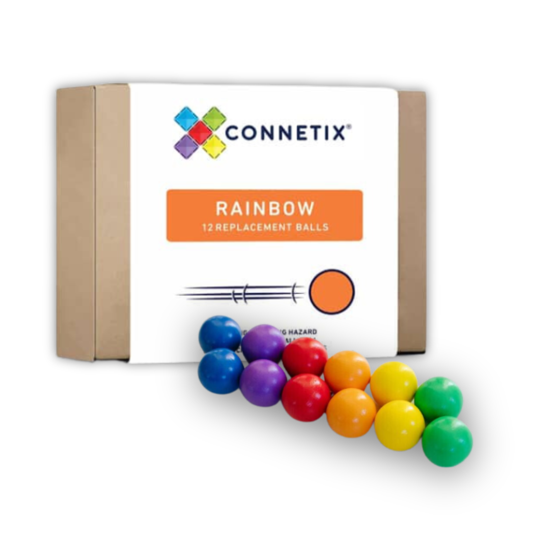 Connetix Tiles - Náhradní duhové kuličky 12 ks