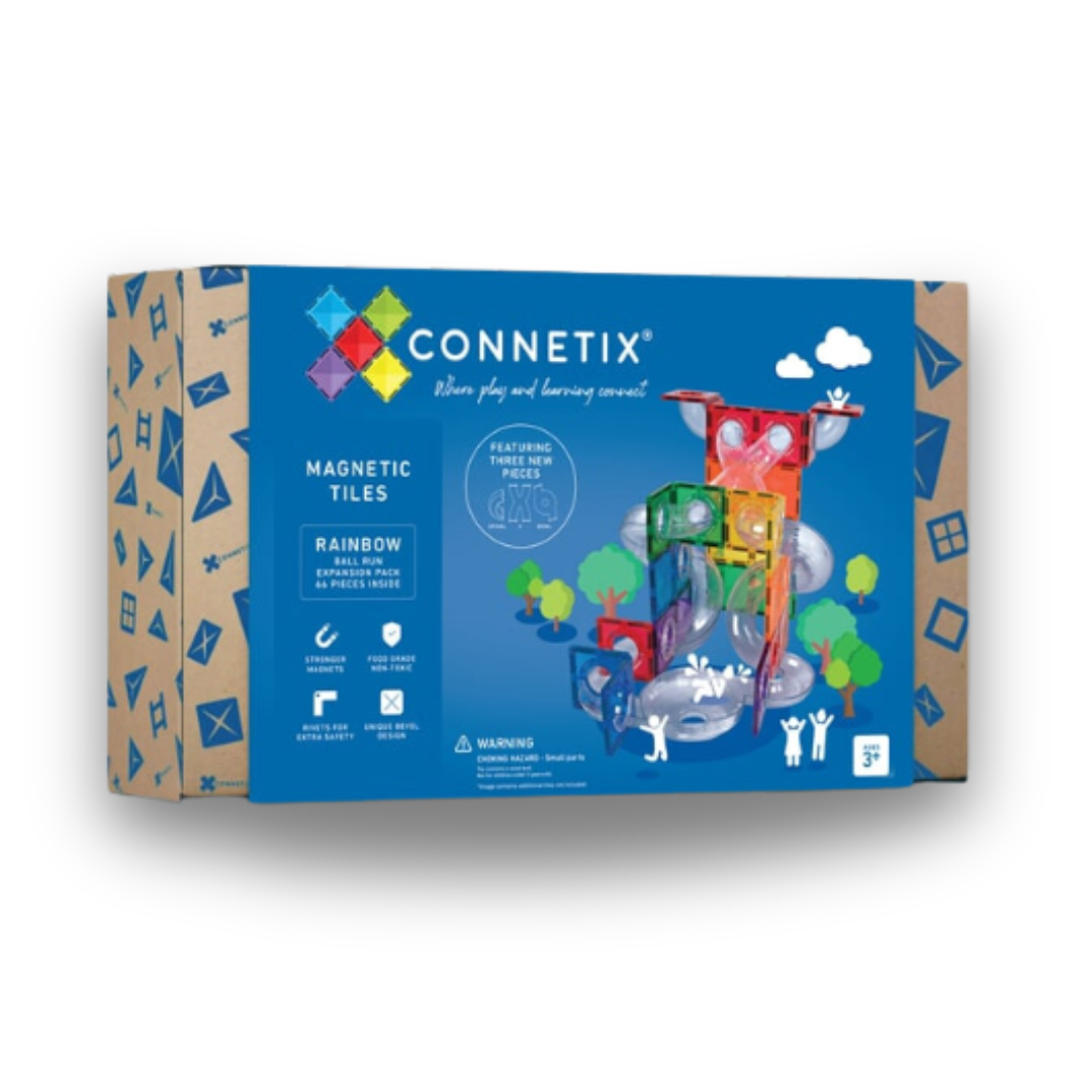 Connetix Tiles - Rozšíření ke kuličkové dráze 66 ks