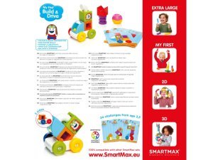 SmartMax - Moje první magnetická stavebnice s autem 2v1