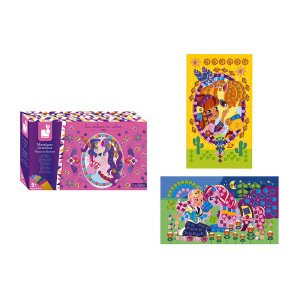 Janod Atelier Mini Kreativní sada mozaika Jednorožec 5+
