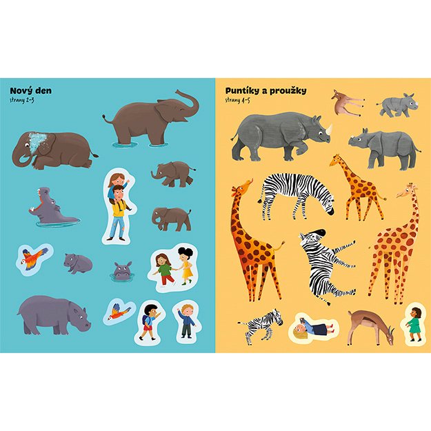 Samolepková knížka - Zoo 1 (obrázek 3)
