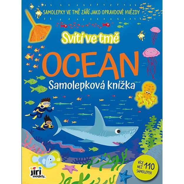 Samolepková knížka (svítí ve tmě) - Oceán