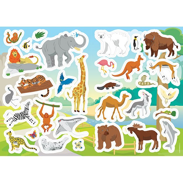 Omalovánky A4+ - Zoo (obrázek 3)